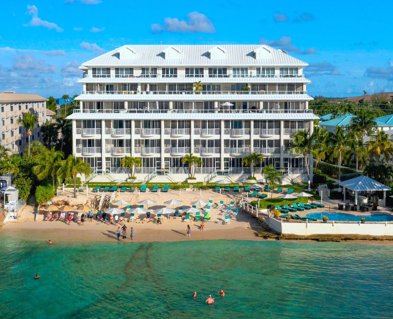 Beachfront at the South Bay Beach Club.